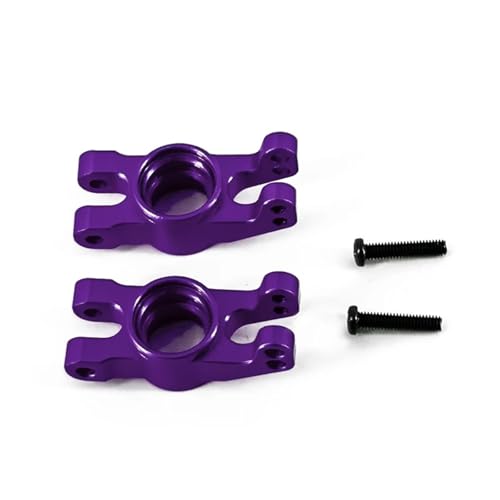 SONHWNGE for Mjx for Hyper Go 1/14 14210 14209 Upgrade Teile Metall Hinten lenkung Tasse for Rc Auto CNC Aluminium Zubehör(Purple) von SONHWNGE