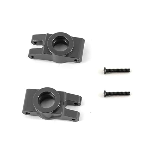 SONHWNGE for Mjx for Hyper Go 1/14 14301 14302 Upgrade Teile Metall Hinten Lenkung Tasse for Rc Auto CNC Aluminium Zubehör(Dark Grey) von SONHWNGE
