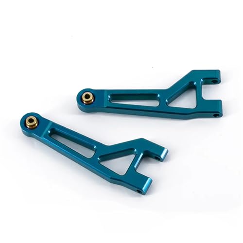 SONHWNGE for Mjx for Hyper Go 16207 16208 16209 16210 H16 Upgrade Teile Metall Front Upper Swing Arm for Rc Auto Aluminium Zubehör(Blauw) von SONHWNGE
