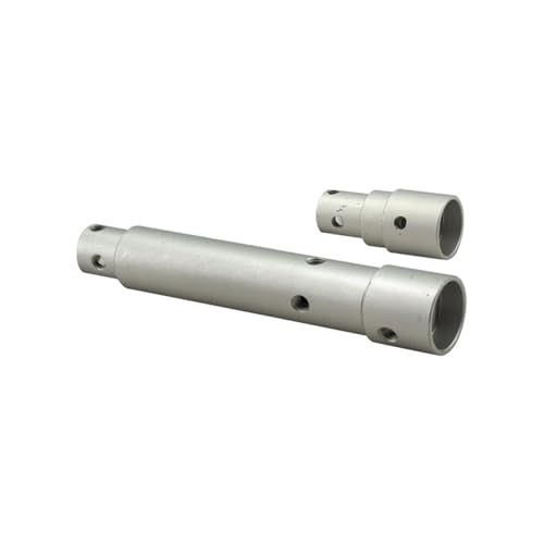 SONHWNGE for SCX10 PRO Upgrade Teile Aluminium Legierung Vorderachse Rohr Metallic 1/10 RC Axial Fernbedienung Auto Zubehör(Silver) von SONHWNGE