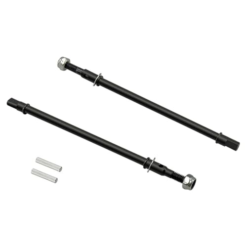 SONHWNGE for SCX10 PRO Upgrade Teile Vorne Hinterachse CVD Antriebswelle 29T/8T Metallic 1/10 RC Crawler axiale Fernbedienung Auto Zubehör(Rear Shaft) von SONHWNGE