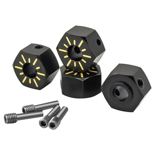 SONHWNGE for Scx10 Pro Upgrade Teile Rad Hex Adapter 12mm Beschichtung Messing Metallic Körper 1/10 RC Crawler Axial Fernbedienung Auto Zubehör SONHWNGE for Scx10 Pro Upgrade Teile Rad Hex Adapter 12mm Beschichtung Messing Metallic Körper 1/10 RC Crawler Axial Fernbedienung Auto Zubehör von SONHWNGE