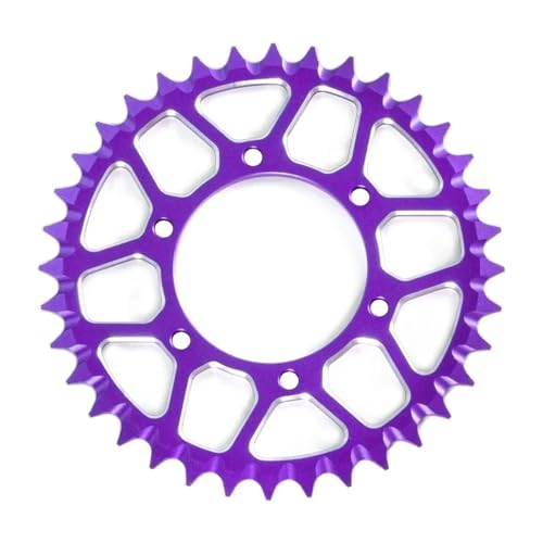 for LOSI 1/4 for Promoto-MX Motorrad Rad Achse Wasserhahn Sitz 36T Getriebe Stoßdämpfer Platte/Stecker Servo Halterung Sattel Kette Drag Brack(Purple) von SONHWNGE
