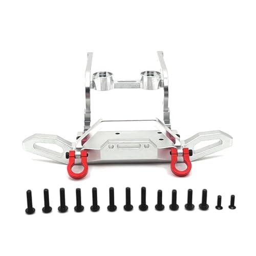 for MJX for Hyper Go H12Y H12Y + Metall Frontschürze 1/12 RC Crawler Auto Upgrade Teile Zubehör(Silver) von SONHWNGE
