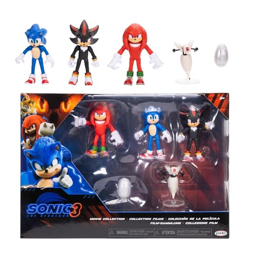 Sonic 3 Movie 6 cm Actionfiguren Multipack von Sonic