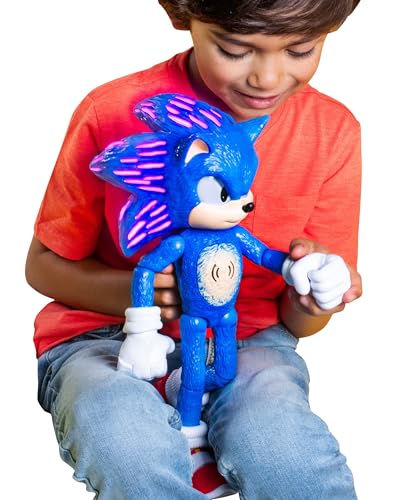 Sonic 424754-PB 3 Movie Feature Plüsch The Hedgehog Funktionsplüsch, Blau von Sonic