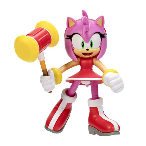 Sonic The Hedgehog 4-Inch Action Figure Modern Amy with Hammer Collectible Toy Sonic The Hedgehog 4-Inch Action Figure Modern Amy with Hammer Collectible Toy von SONIC THE HEDGEHOG