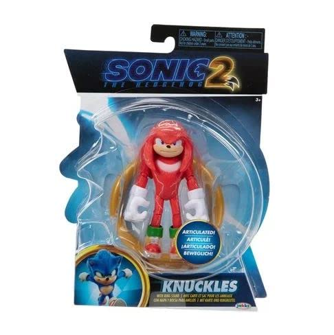 Sonic The Hedgehog Sonic the Hedgehog 2 The Movie Actionfiguren-Kollektion (Knuckles (Serie 2), 10,2 cm von SONIC THE HEDGEHOG