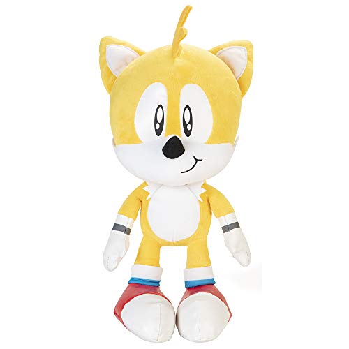 Sonic The Hedgehog - Jakks Jumbo Plüsch Tails Figur, 50 cm, Kuscheltier, großes Plüschtier, 404794 von SONIC