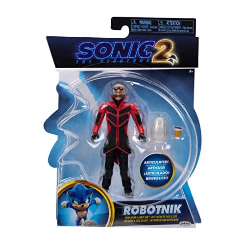 SONIC The Hedgehog 2 The Movie 10,2 cm Articulated Action Figure Collection (Robotnik) von SONIC