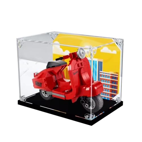 Acryl-Vitrine für Lego 40517 Motorrad, staubdichte Box, Aufbewahrungsbox, transparente Box, Displaybox kompatibel mit Lego 40517 (nur Hülle, kein Modell) von SONNIES
