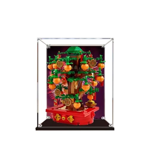 Acryl-Vitrine für Lego 40648 Geldbaum-Displaybox, staubdichte Box, Aufbewahrungsbox, transparente Box, Displaybox kompatibel mit Lego 40648 (nur Hülle, kein Modell) von SONNIES