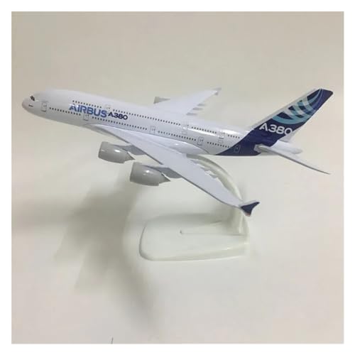 SONNIES for Airbus A350 Boeing B747 Modellflugzeugmodell 1:300 Druckgussmetall Airbus A380 Flugzeugspielzeug 20 cm (Color : 20CM-A380) von SONNIES