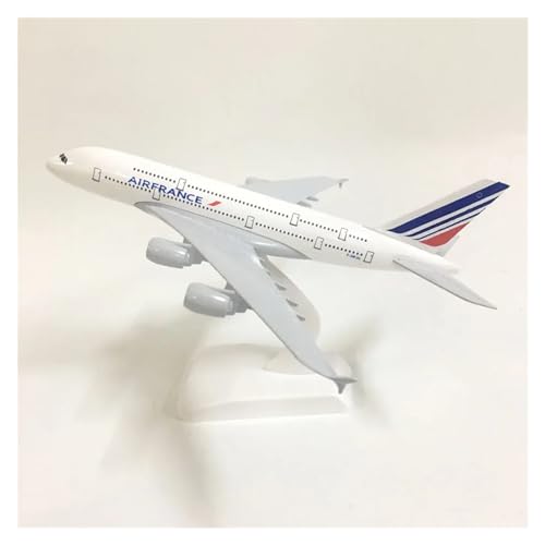 SONNIES for Airbus A350 Boeing B747 Modellflugzeugmodell 1:300 Druckgussmetall Airbus A380 Flugzeugspielzeug 20 cm (Color : 20CM-French A380) von SONNIES