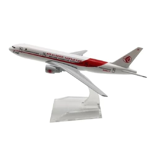 SONNIES for Algerian Airlines Base Alloy Aircraft 16CM 1:400 Boeing B777-200 Modell von SONNIES