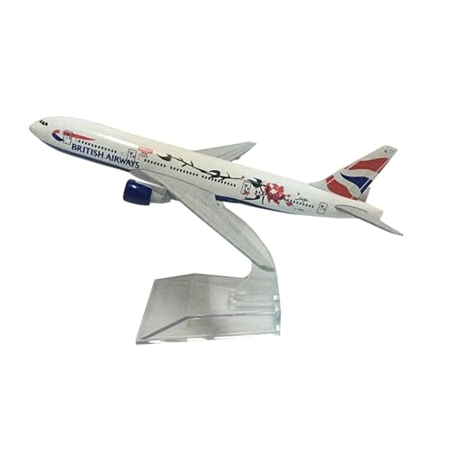 SONNIES for British Airways Plum Blossom Boeing B777 Flugzeugmodell Flugzeugdruckguss Metall 1:400 Flugzeugmodell 16 cm (Color : Plum Flower b777) von SONNIES