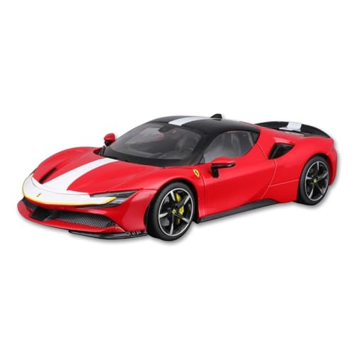 SONNIES for Ferrari SF90 Spider Signature Series, Statische Druckgussfahrzeuge, Modellauto for Sammeln Im Maßstab 1:18 (Color : SF90 Stradale Red) von SONNIES