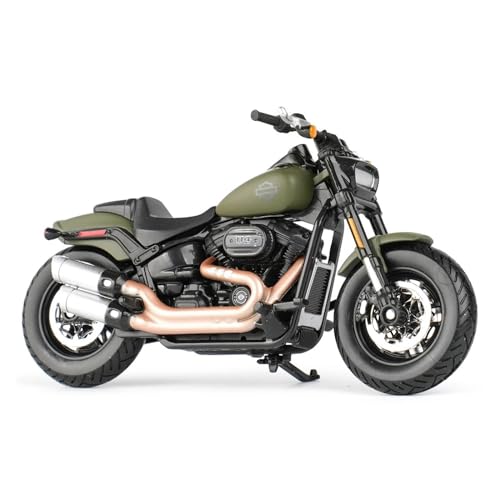 SONNIES for Harley-Davidson 2022 Fat Bob 114 Druckgussfahrzeuge, Sammlerstücke, Hobbys, Motorradmodell, Spielzeug, 1:18 (Color : Fat Bob 114) von SONNIES