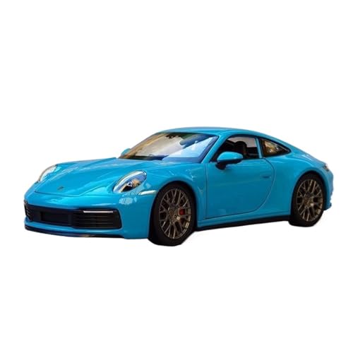for Porsche 911 Carrera 4S Coupe Legierung Sportwagen Modell Druckguss Metall Spielzeug Fahrzeuge Auto Modell Simulation Kinder Geschenke 1:24 (Color : Blue) von SONNIES