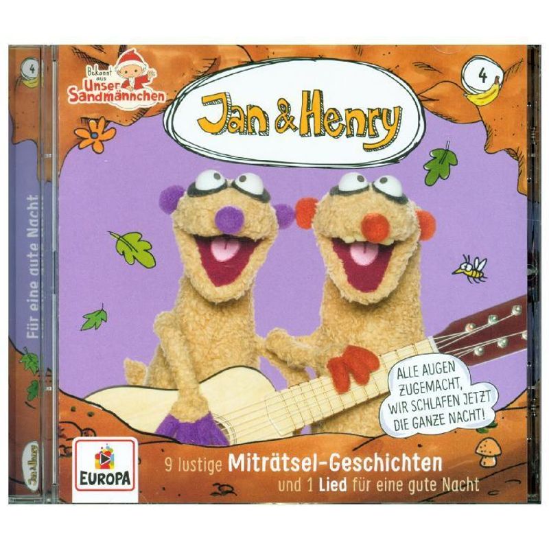 Jan & Henry - 9 Rätsel und 1 Lied,1 Audio-CD von SONY MUSIC ENTERTAINMENT