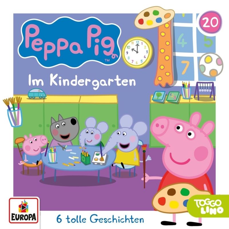 Peppa Pig Hörspiele - Im Kindergarten, 1 Audio-CD,1 Audio-CD von SONY MUSIC ENTERTAINMENT