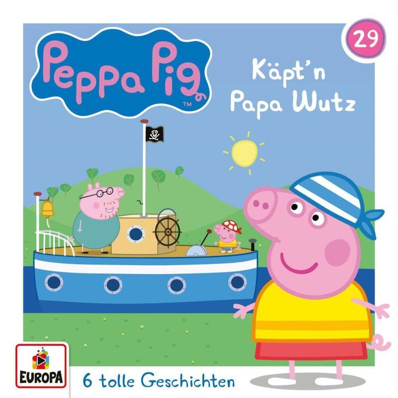 Peppa Pig Hörspiele - Käpt'n Papa Wutz,1 Audio-CD von SONY MUSIC ENTERTAINMENT