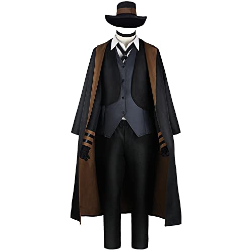 SOOYOOYOO Bungo Stray Dogs Cosplay Nakahara Chuuya Kostüm Anime Charaktere Performance Kleidung Halloween Ankleide Outfits für Unisex von SOOYOOYOO