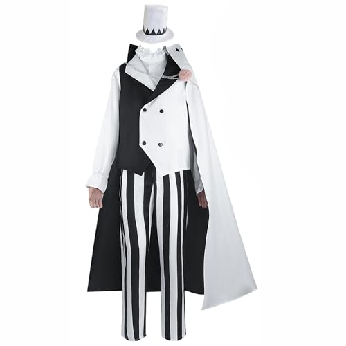 SOOYOOYOO Bungo Stray Dogs Cosplay Nikolai Gogol Kostüm Anime Charaktere Performance Kleidung Halloween Ankleide Outfits für Unisex von SOOYOOYOO