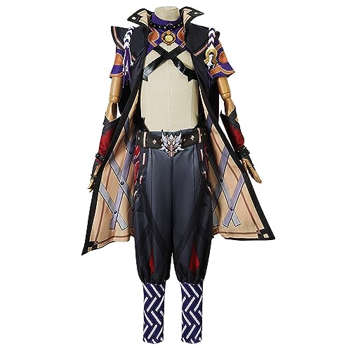SOOYOOYOO Genshin Impact Cosplay Arataki Itto Kostüm Spiel Charaktere Outfits Halloween Anzug Full Set für Unisex SOOYOOYOO Genshin Impact Cosplay Arataki Itto Kostüm Spiel Charaktere Outfits Halloween Anzug Full Set für Unisex von SOOYOOYOO