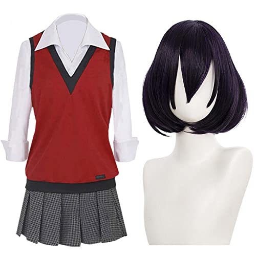 SOOYOOYOO Kakegurui Cosplay Ikishima Midari Kostüm Halloween Anzug Full Set für Unisex von SOOYOOYOO