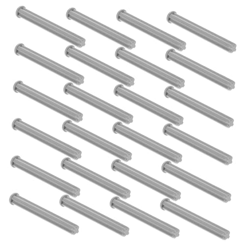 SOPOTUTU 1 Packung Bausteinteile Welle Für Technische Bausteine Technische Bausteinwelle Bauerstift Bausteinkomponenten Baustein DIY -Teile Bausteinverbindung Plastik Grey von SOPOTUTU