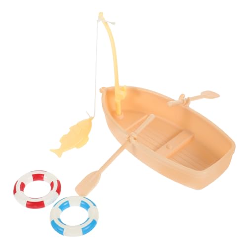 SOPOTUTU 1 Satz Boot Figurine Set für Puppenhaus Niedliches Schwimmring Deko Element für Miniaturzimmer und Wasserspielzeug für Puppenhaus Zubehör und Kreative Gestaltung SOPOTUTU 1 Satz Boot Figurine Set für Puppenhaus Niedliches Schwimmring Deko Element für Miniaturzimmer und Wasserspielzeug für Puppenhaus Zubehör und Kreative Gestaltung von SOPOTUTU