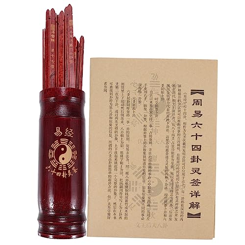 SOPOTUTU 1 Satz Chinesisches Wahrsage mit Holzstäbchen und Aufbewahrungseimer Familiäre Zusammenkünfte Tempel und Unterhaltsame Wahrsage Requisite für Zuhause und Büro SOPOTUTU 1 Satz Chinesisches Wahrsage mit Holzstäbchen und Aufbewahrungseimer Familiäre Zusammenkünfte Tempel und Unterhaltsame Wahrsage Requisite für Zuhause und Büro von SOPOTUTU