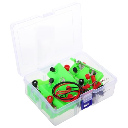 SOPOTUTU 1 Satz Circuit Kit für Physik Experimentier Set zur Erkundung von Elektrizität Stem Lernspielzeug für Lernen im Physikunterricht mit Vielfältigen Bauteilen und Anleitung SOPOTUTU 1 Satz Circuit Kit für Physik Experimentier Set zur Erkundung von Elektrizität Stem Lernspielzeug für Lernen im Physikunterricht mit Vielfältigen Bauteilen und Anleitung von SOPOTUTU