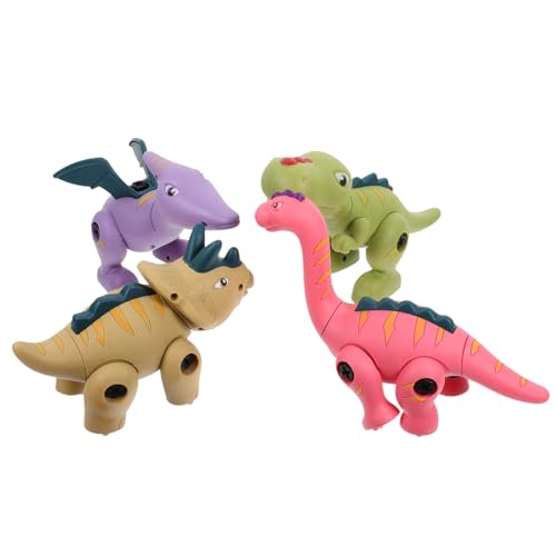 SOPOTUTU 1 Satz Dinosaurier Teiliges Abnehmbares Konstruktionsspielzeug für Fördert Kreativität und Geschicklichkeit für Dino Fans von SOPOTUTU