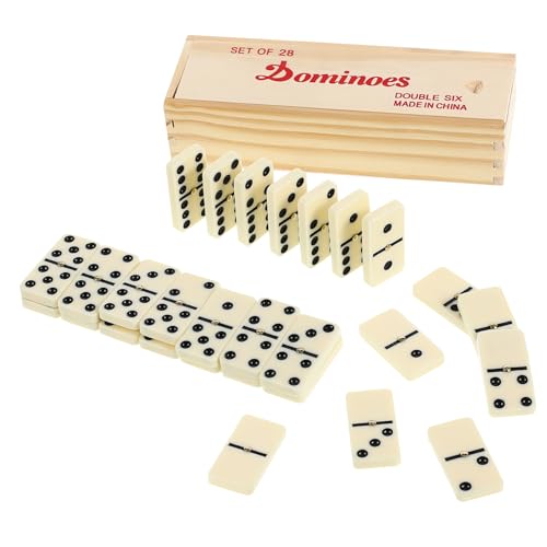 SOPOTUTU 1 Satz Domino Spieleset für Erwachsene Tragbares Domino Set mit Aufbewahrungskoffer Interaktives Familienspiel für Partys und Gesellige Anlässe Fördert Kreativität SOPOTUTU 1 Satz Domino Spieleset für Erwachsene Tragbares Domino Set mit Aufbewahrungskoffer Interaktives Familienspiel für Partys und Gesellige Anlässe Fördert Kreativität von SOPOTUTU