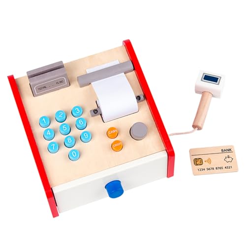 SOPOTUTU 1 Satz Für Kinderspielzeug Simulation Registrierkasse Bambus von SOPOTUTU