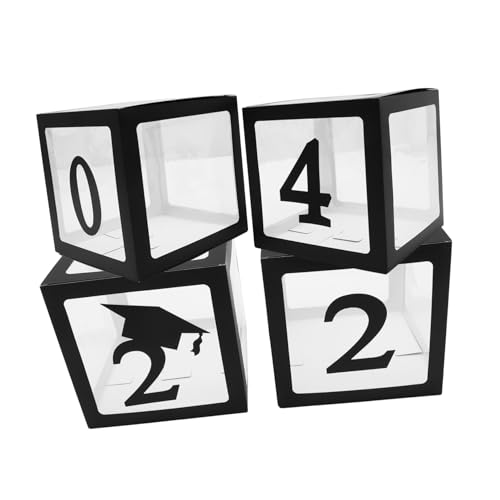 SOPOTUTU 1 Satz Graduation Balloon Box Wiederverwendbare Faltbare Deko Box für Abschlussfeiern Foto Requisite und Präsentation für Ihre Feierlichkeiten SOPOTUTU 1 Satz Graduation Balloon Box Wiederverwendbare Faltbare Deko Box für Abschlussfeiern Foto Requisite und Präsentation für Ihre Feierlichkeiten von SOPOTUTU
