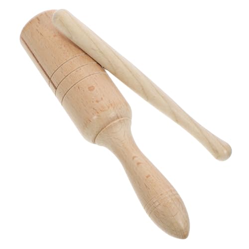 SOPOTUTU 1 Satz Holz Guiro Musikinstrument für Kleinkinder Pädagogisches Musikfähigkeiten und Feinmotorik von SOPOTUTU