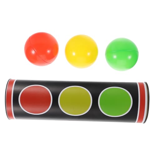 SOPOTUTU 1 Satz Interaktiver Farbwechsel Ball mit Tube Verkehrssignal Illusion für Bühnenauftritte und Partys Einfach zu Erlernendes Zauberrequisit für Faszinierende Unterhaltung von SOPOTUTU