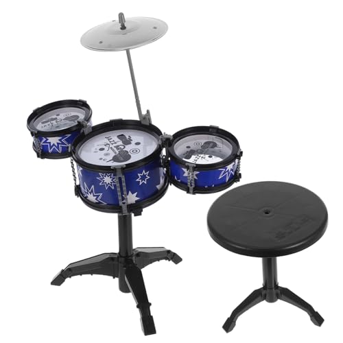 SOPOTUTU 1 Satz Jazz Schlagzeug Musikinstrument Bildungsinstrument für Junge Mädchen und Kleinkinder Percussion mit Bunten Farben für Kreatives und Musikalische Entdeckung von SOPOTUTU