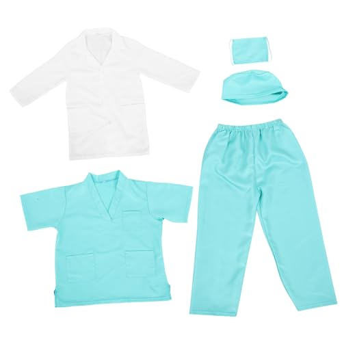 SOPOTUTU 1 Satz Kleidung des Kinderarztes Laborkittel Arzt Kostüm Arztkostüm Für Arztkittel Für Kleinkinder Kinderarztkostüm Berufstagskostüm Für Arztuniform Arzt-Outfit Stoff SOPOTUTU 1 Satz Kleidung des Kinderarztes Laborkittel Arzt Kostüm Arztkostüm Für Arztkittel Für Kleinkinder Kinderarztkostüm Berufstagskostüm Für Arztuniform Arzt-Outfit Stoff von SOPOTUTU