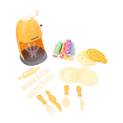 SOPOTUTU 1 Satz Kreatives Eiscreme Spielzeugset Interaktives DIY mit Buntem Knetmaterial für Fantasievolles für Jungen Fördert die Kreativität und Motorik von SOPOTUTU
