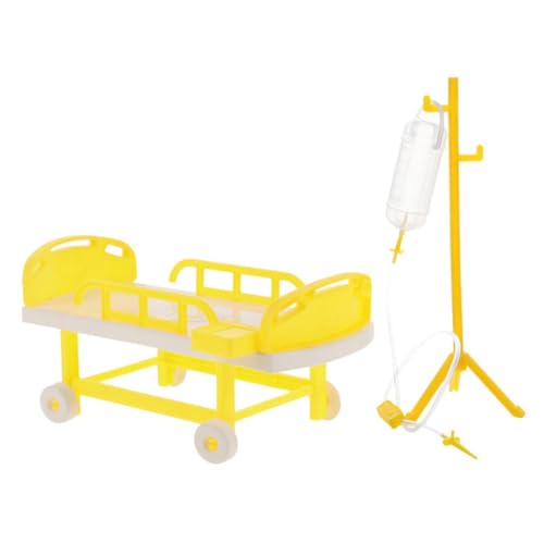 SOPOTUTU 1 Satz Medizinisches Bett Simulieren Kleinkind Verkleidet Sich Als Arzt Vorgeben Arzt Arzt-spielset Doktor Kit Für Verkleide Dich Als Rollenspiel Yellow Plastik von SOPOTUTU