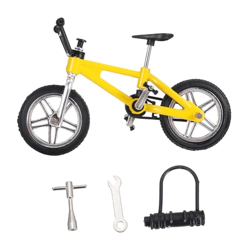 SOPOTUTU 1 Satz Mini Finger Bike Modell aus Legierung für Desktop für Freizeit Entspannung und Sammlungen Langlebig und Verschleißfest Perfektes für Freunde und Fahrradliebhaber von SOPOTUTU