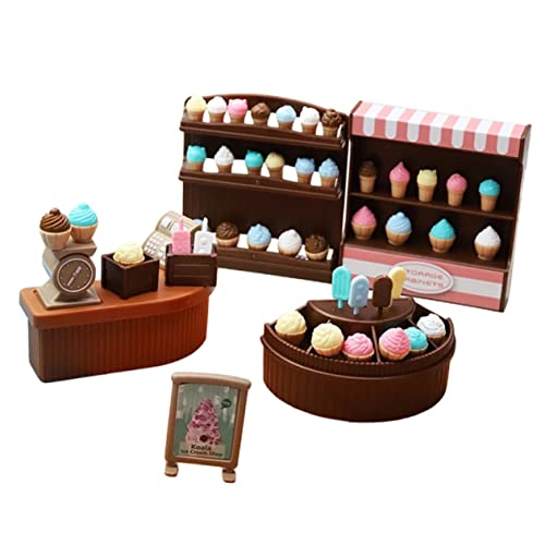 SOPOTUTU 1 Satz Miniature Eisdiele Möbel Dekorativer Mini Kuchen Schrank für Puppenhaus und Mikrolandschaften für Fotodekoration Hochwertiges Miniaturspielzeug SOPOTUTU 1 Satz Miniature Eisdiele Möbel Dekorativer Mini Kuchen Schrank für Puppenhaus und Mikrolandschaften für Fotodekoration Hochwertiges Miniaturspielzeug von SOPOTUTU