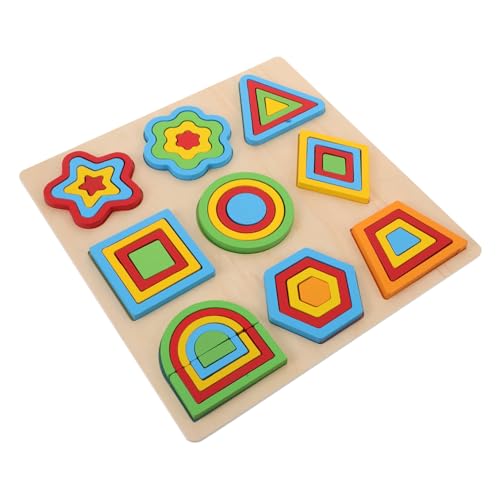 SOPOTUTU 1 Satz Montessori Holzspielzeug Formen Puzzle zum Sortieren und Erkennen für Frühkindliche Bildung Sicheres Lernspielzeug für Kleinkinder für Vorschulkinder SOPOTUTU 1 Satz Montessori Holzspielzeug Formen Puzzle zum Sortieren und Erkennen für Frühkindliche Bildung Sicheres Lernspielzeug für Kleinkinder für Vorschulkinder von SOPOTUTU