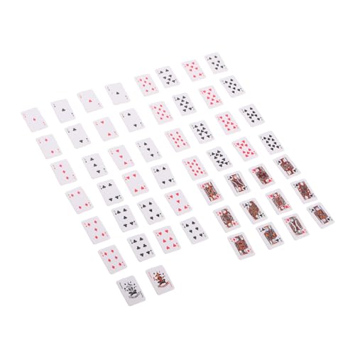 SOPOTUTU 1 Satz Puppenhaus Zubehör Mini Poker Karten für Puppenhaus Dekoration Realistisches für Miniaturszenen für Sammler und Fotografie SOPOTUTU 1 Satz Puppenhaus Zubehör Mini Poker Karten für Puppenhaus Dekoration Realistisches für Miniaturszenen für Sammler und Fotografie von SOPOTUTU