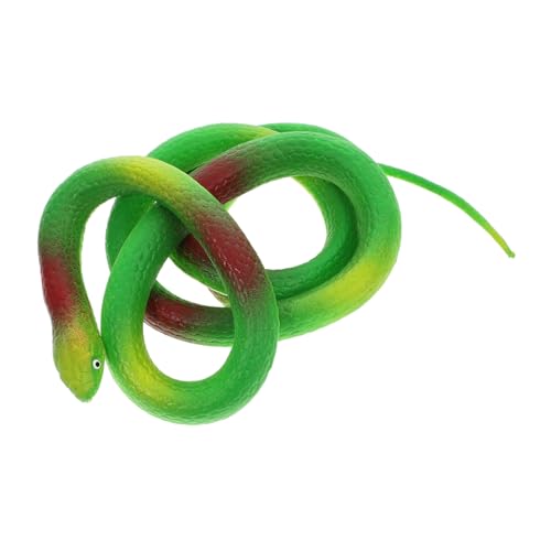 SOPOTUTU 1 Satz Realistische Simulation Schlange mit Clip und Schnur für Gartenpranks Grüne Schlange für Partys und Streiche Langlebiges Material Schnur von SOPOTUTU