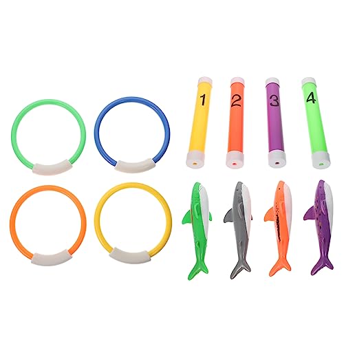 SOPOTUTU 1 Satz Tauchen Tauchring Tauchshark Tauchstab Wasserspielzeug für Fördert Tauchtechniken und Spielspaß SOPOTUTU 1 Satz Tauchen Tauchring Tauchshark Tauchstab Wasserspielzeug für Fördert Tauchtechniken und Spielspaß von SOPOTUTU